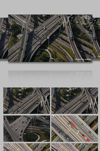 城市立交桥高速互通图片