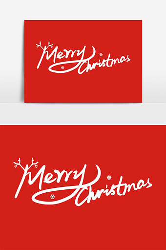 手写英文字merry christmas