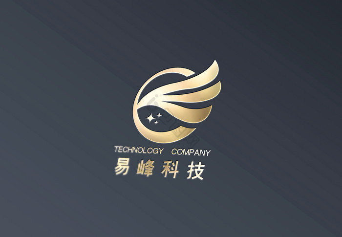 纹理烫金亮金效果logo图片