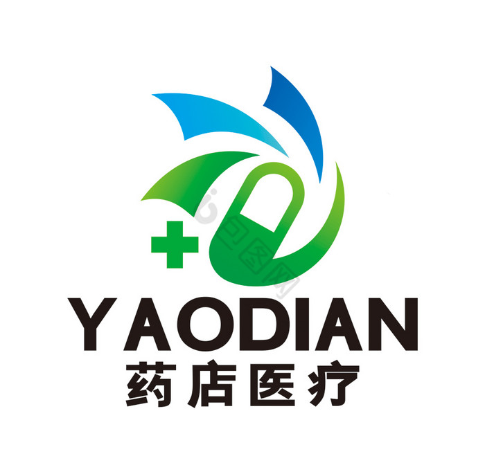 医药医疗药店诊所LOGO标志VI图片