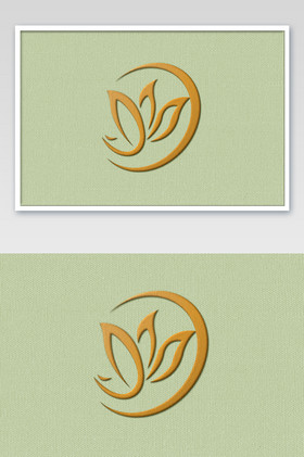 绿针织布纹上的刺绣凸起logo