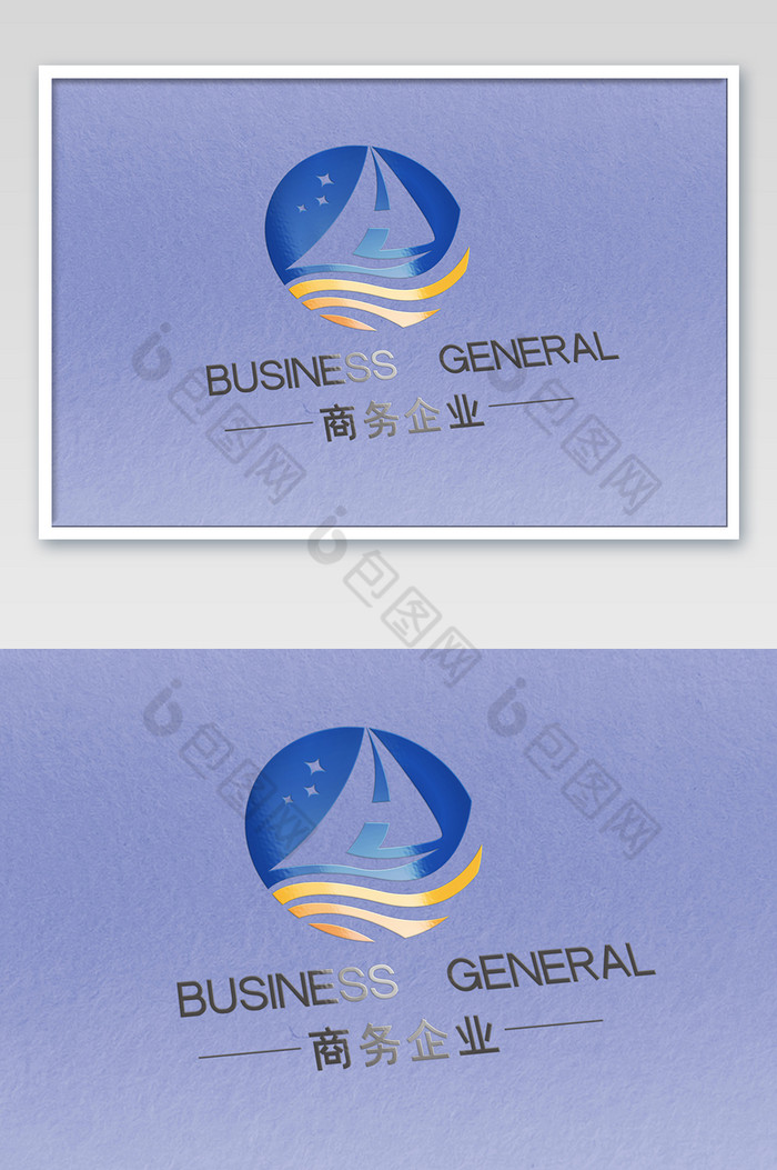 卡纸上UV凸印光亮效果logo图片图片