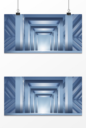 简约时尚几何空间延伸感背景