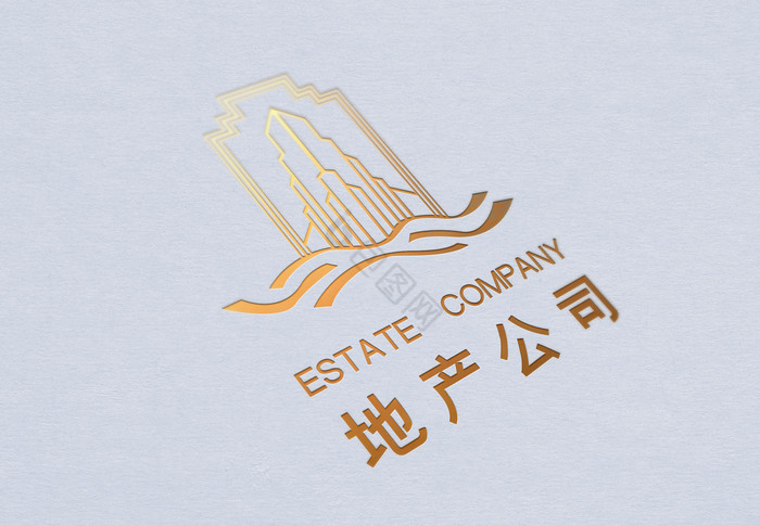 卡纸上的uv烫金logo图片