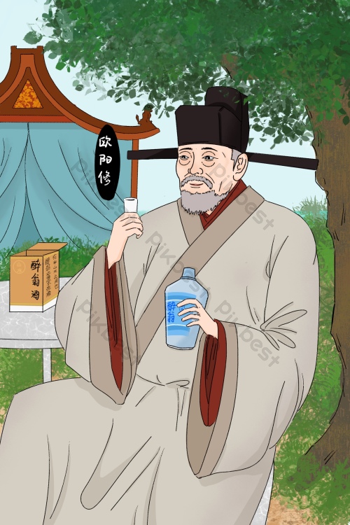古人拜访图片-古人拜访素材免费下载-包图网