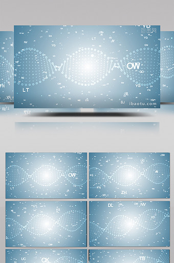生物科技背景视频图片