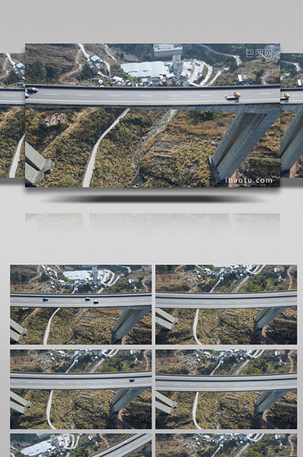 4K航拍高速公路桥梁国家基建交通运输图片