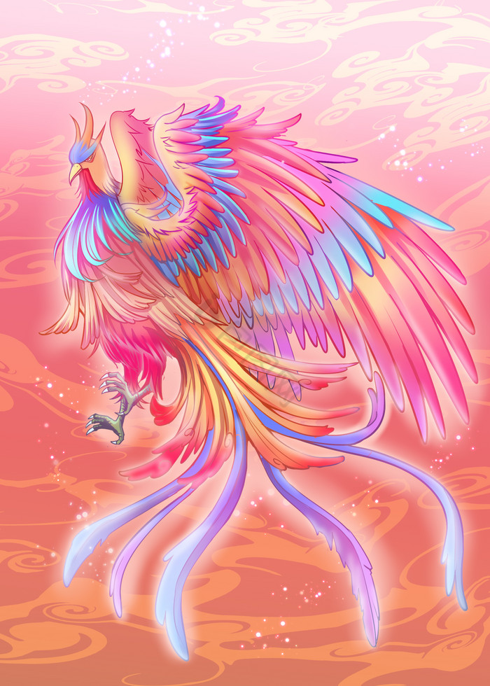 神兽重明鸟插画