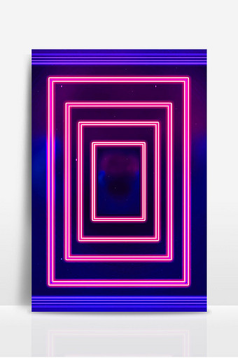 色块空间霓虹灯荧光效果背景图片