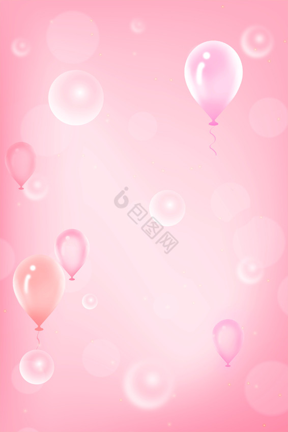 浪漫气球气泡图图片