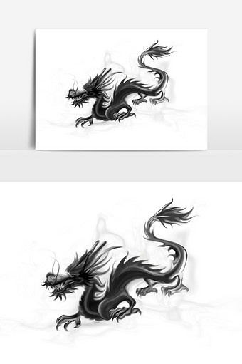 龙的动态图片本素材所属分类为广告设计 ,主要用途为中国风元素,尺寸