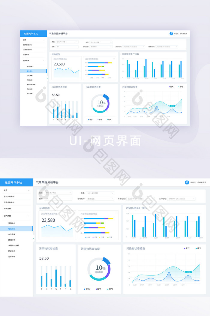 后台登录网页界面