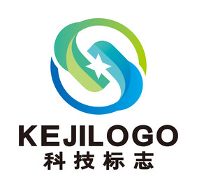 贝壳科技电子芯片半导体LOGO标志VI