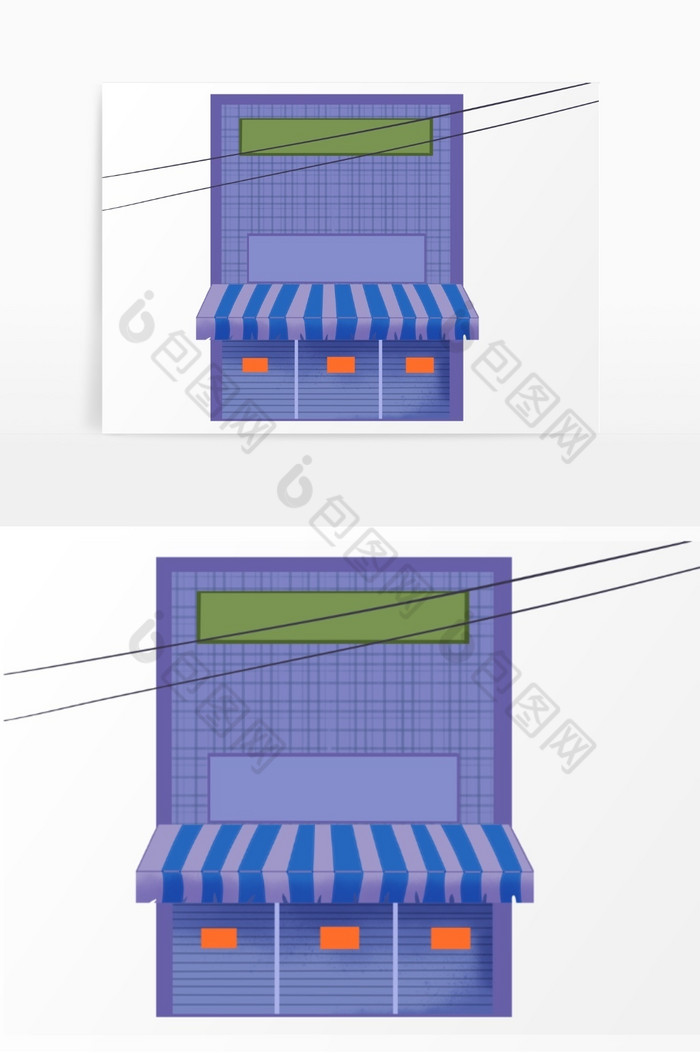 马卡龙系店铺图片图片