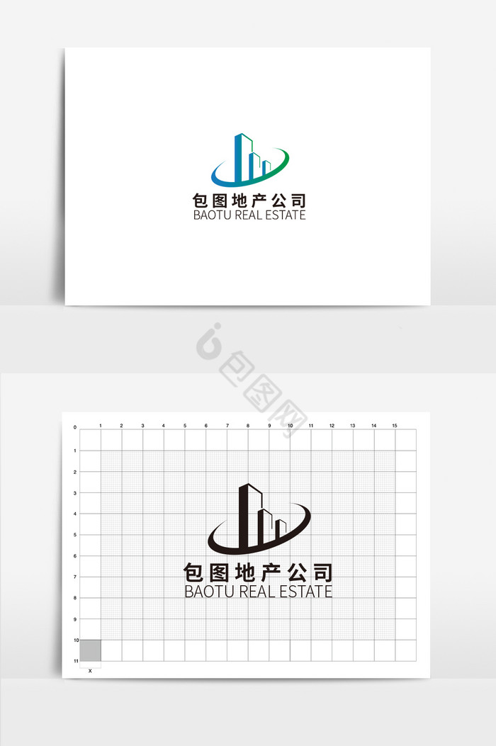 蓝绿logo图片-蓝绿logo素材免费下载-包图网