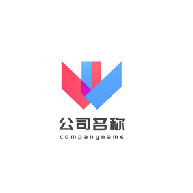 彩色渐变艺术传媒娱乐休闲行业通用logo