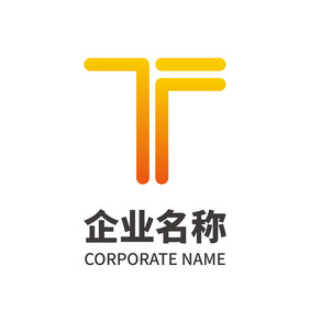 字母T形状纯字母单字母logo