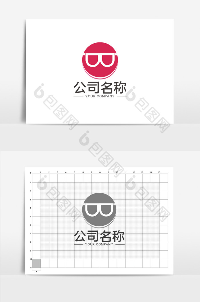 活动字母B标志电影眼镜logo图片图片