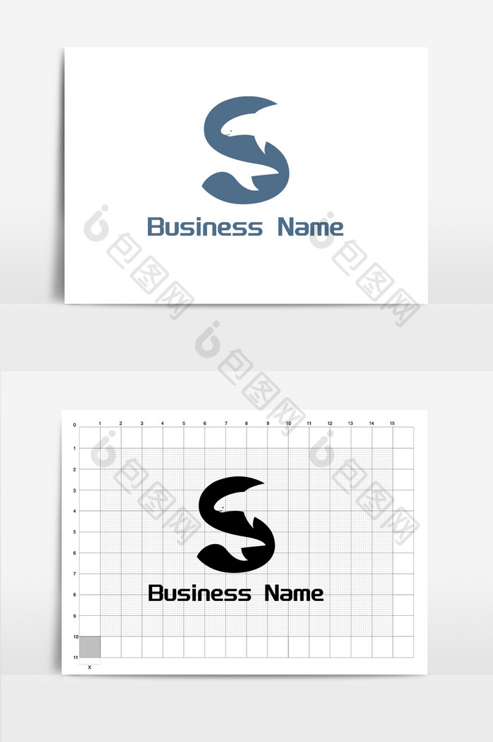 S字母形logo图片图片