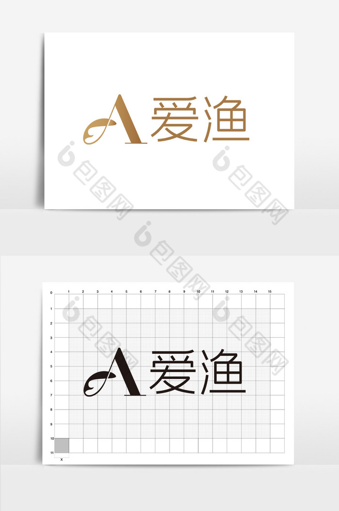 字母logo渔具店LOGO图片图片