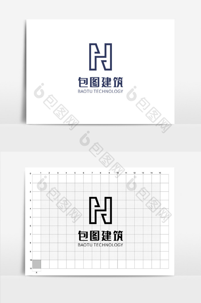 简约时尚地产建筑字母LOGO设计