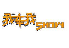 汽车行业广告语我车我SHOW艺术字