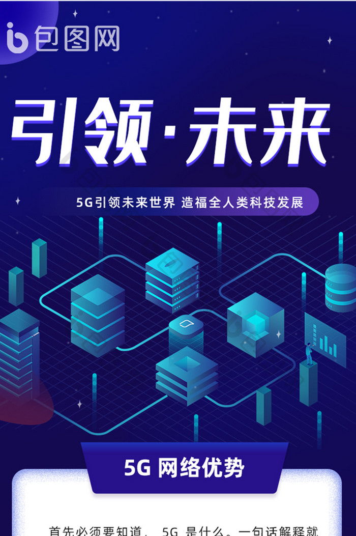 5G科技引领未来长图页面