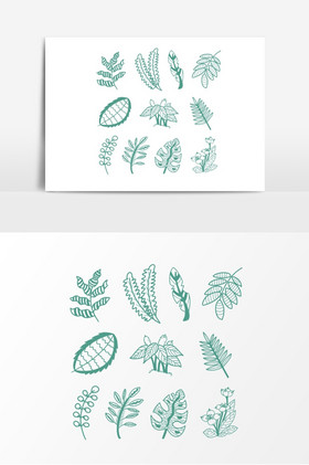 植物素描简笔画