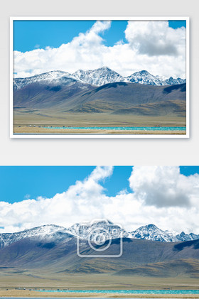 西藏纳木措念青唐古拉雪山