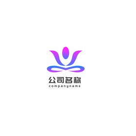 美容健身瑜伽行业logo