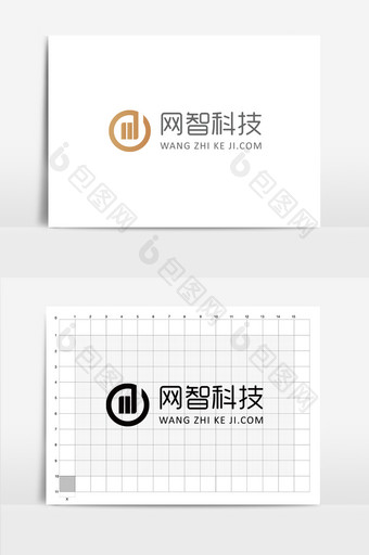 金色渐变时尚金融教育通用w字母logo图片