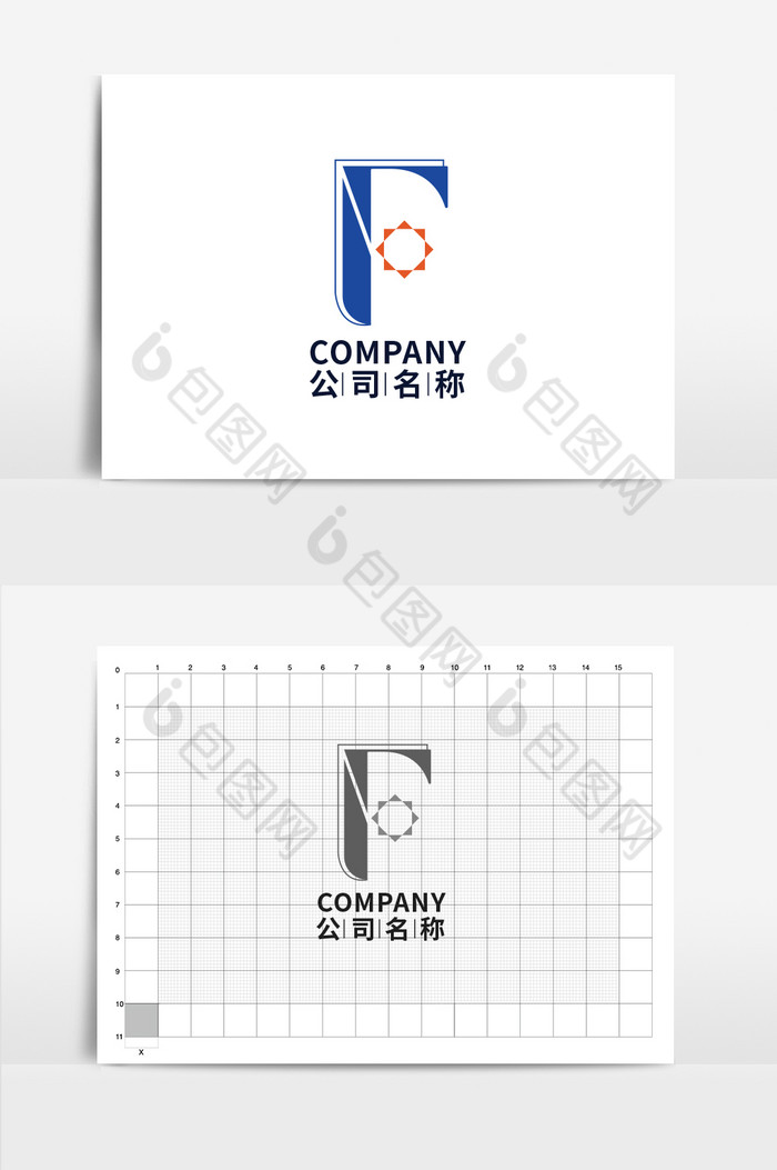 F字母logo图片图片