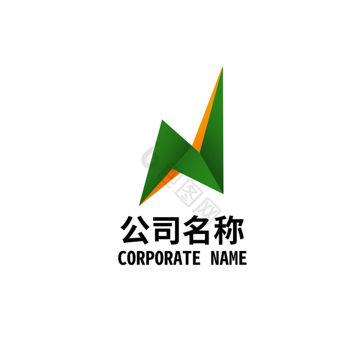 英文n字母logo图片