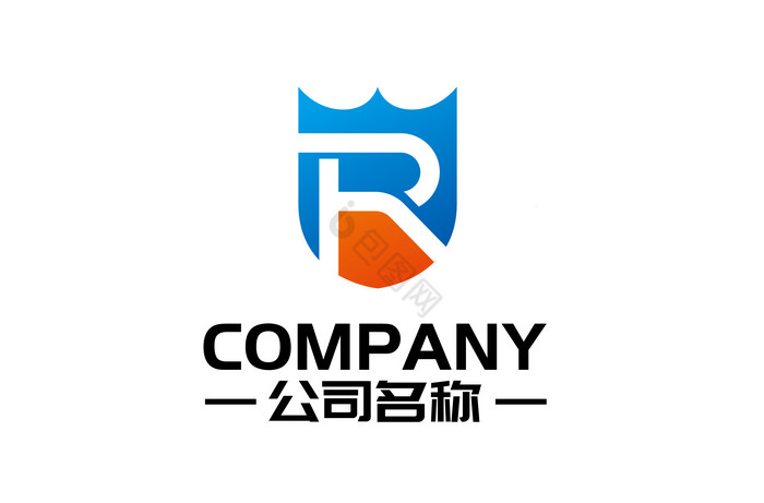 字母R组合logo图片