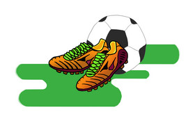 体育运动赛事足球球鞋图片