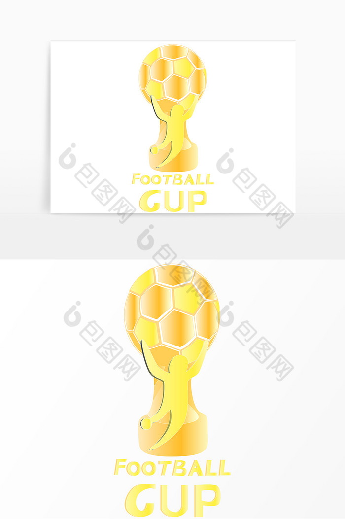 金色足球奖杯图片图片