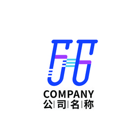 创意蓝色字母Hlogo