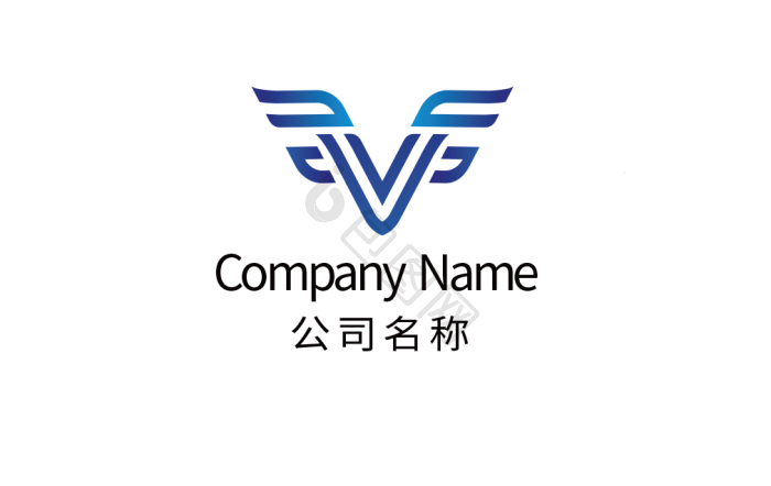 首字母logo模板-包图网