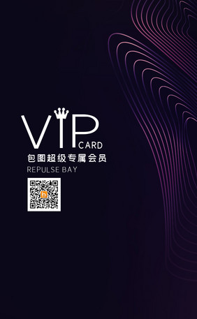 神色质感精致商务VIP折扣卡