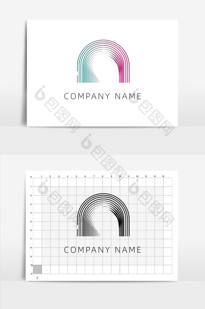 极简线条字母N字母logo图片图片