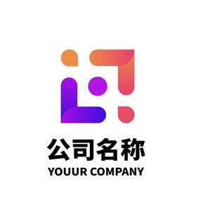 钻石爱心通用型简约创意logo