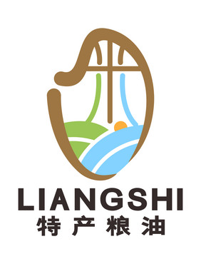 大米农业粮食特产LOGO标志VI谷物