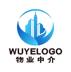 物业二手房买卖房屋中介LOGO标志VI