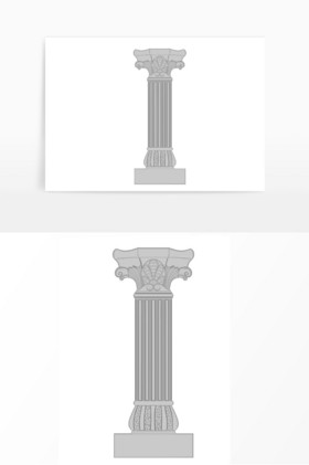 欧式罗马石膏柱