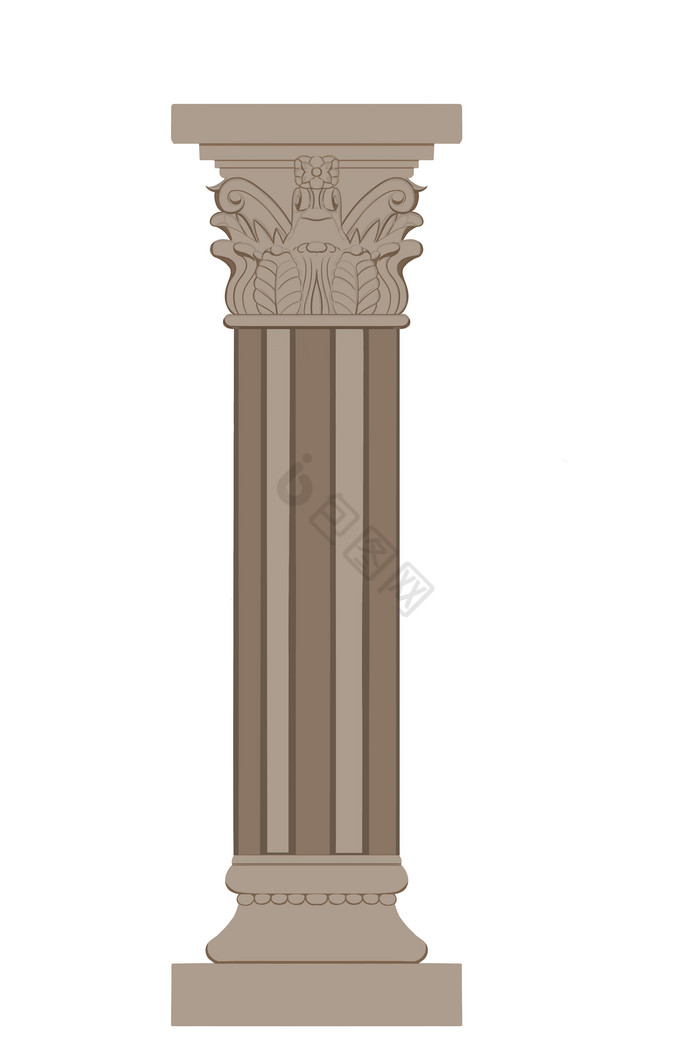 欧式罗马石膏柱图片