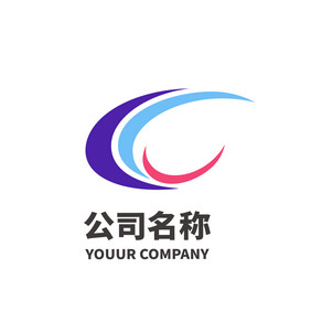 c字母C英文logo设计