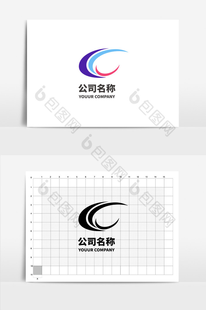 c字母C英文logo图片图片