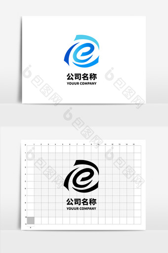 E字母logo英文logo图片