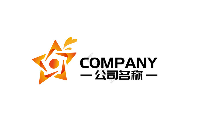 星星三角爱心组合logo图片