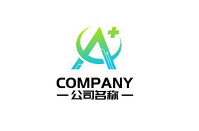 字母a链接+号星环科技构成组合logo